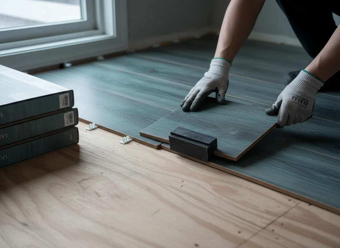Luxury Vinyl Plank Installation company in Blue Grass, IA